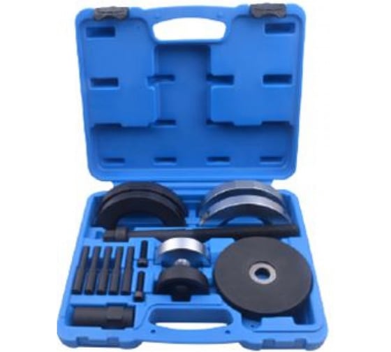 Изображение товара Набор приспособлений для замены ступичных подшипников Rockforce 72 мм AUDI A2,SEAT: Ibiza, SKODA: Fabia,Roomster,VW: Polo,Fox (14 предметов) в кейсе RF-921T1(15650)