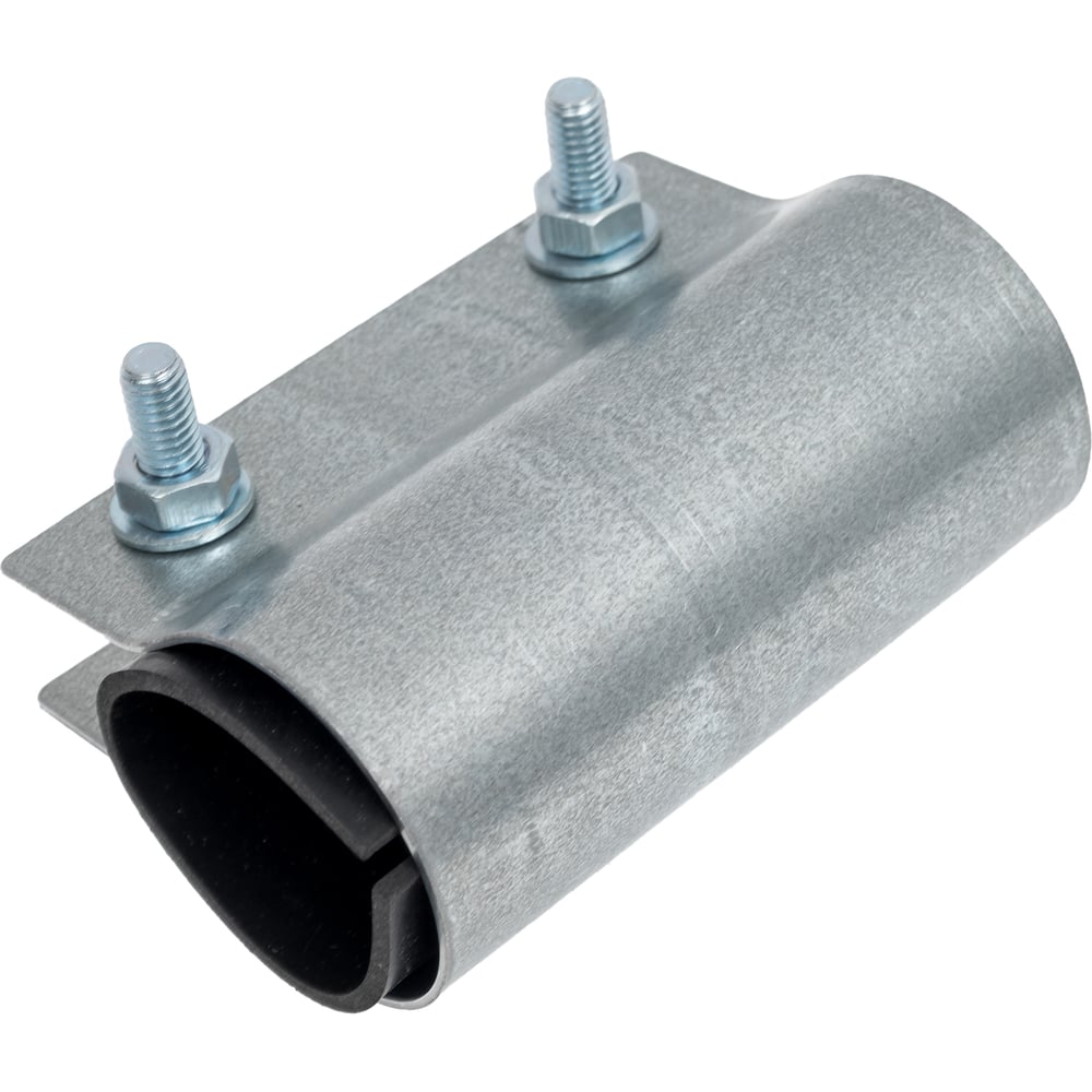 Изображение товара Ремонтный оцинкованный хомут FT GROUP 1 дюйм для труб с уплотнителем