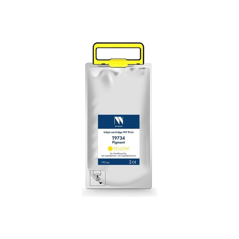 Изображение товара Струйный картридж NV Print T9734 Yellow для Epson WF-C869RDTWF 22000 страниц