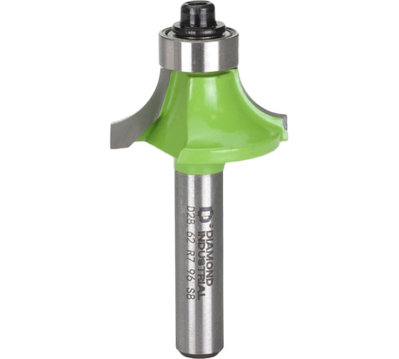 Изображение товара Фреза кромочная калевочная с нижним подшипником 28.62x12.7 мм R=7.96 S=8 мм Z=2 Diamond Industrial DIDFRKK82879