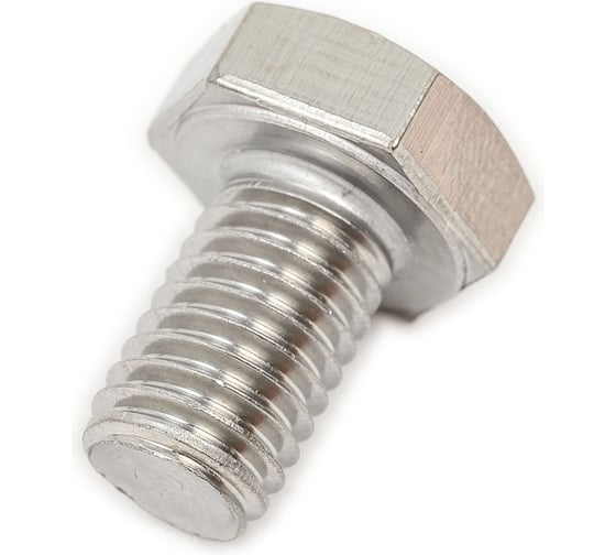 Изображение товара Болты КРЕП-КОМП с полной резьбой, нержавеющие, DIN933, А2, 10х16, 10 шт. бпн1016мф