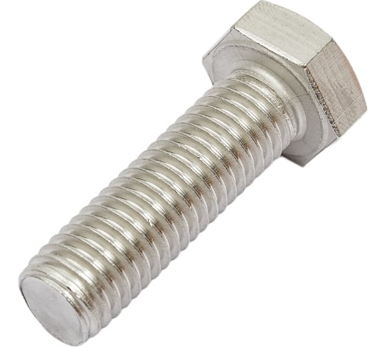 Изображение товара Болты КРЕП-КОМП с полной резьбой, нержавеющие, DIN933, А2, 10х20, 100 шт. бпн1020