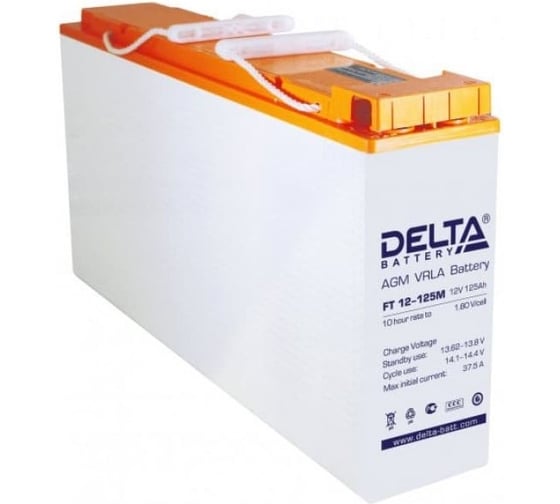 Изображение товара Аккумуляторная батарея Delta FT 12-125 M