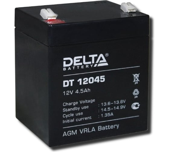 Изображение товара Аккумуляторная батарея Delta DT 12045