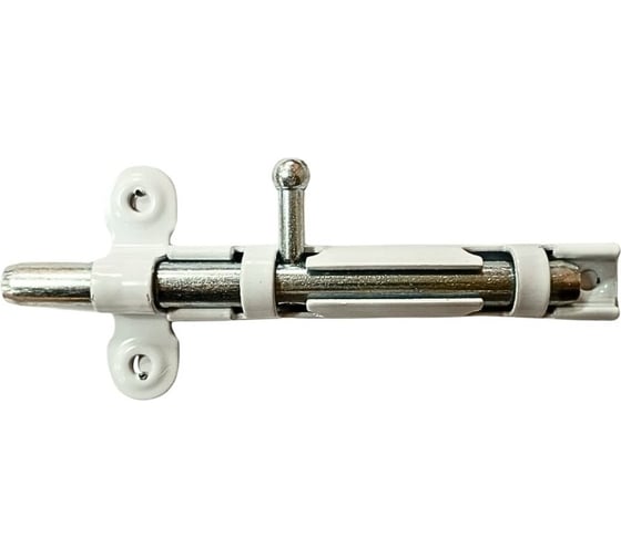 Изображение товара Задвижка накладная Метизик ЗТ3 пол.белый (2 шт.) 408 ЗТ3