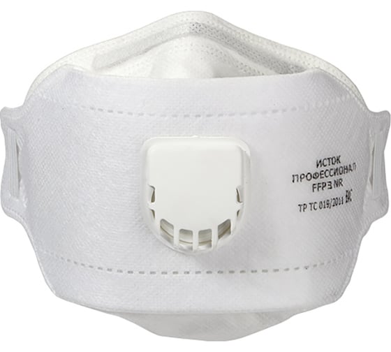Изображение товара Полумаска фильтрующая складная с клапаном выдоха ИСТОК ПРО FFP3 10049