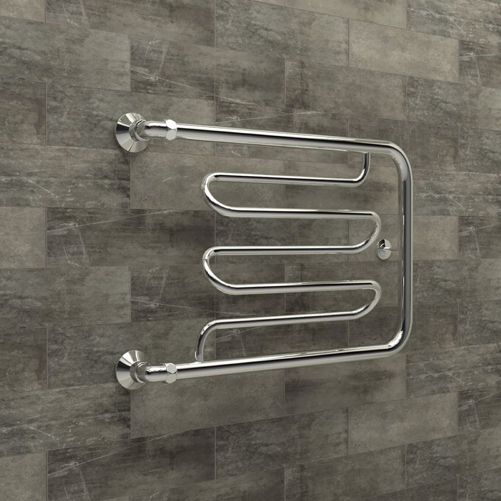 Изображение товара Полотенцесушитель ТЕРМОДИЗАЙН D с полкой из нержавеющей стали AISI 304