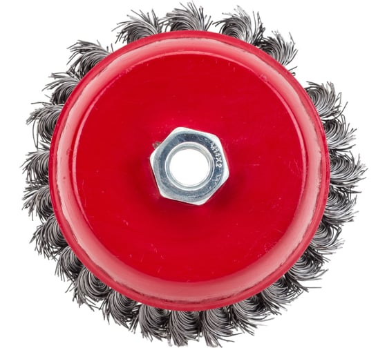 Изображение товара Кордщетка чашечная  для УШМ (витая жесткая) 125 мм Профессионал 9632