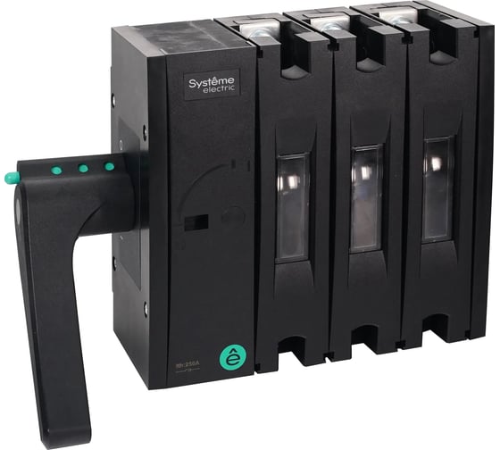 Изображение товара Выключатель-разъединитель Systeme Electric SYSTEMEPACT SD160 4P 100A РУКОЯТКА СЛЕВА СБОКУ_рукоятка заказывается отдельно SSD01604LS0100