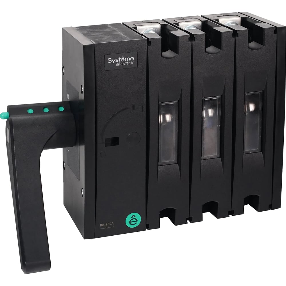 Изображение товара Выключатель-разъединитель SYSTEMEPACT SD160 3P 125A с левая рукояткой