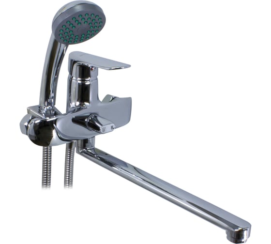 Изображение товара Смеситель для ванны DORON DВ 2133-30L, шаровый, хром, излив 300 мм, лейка 1 режим 011988