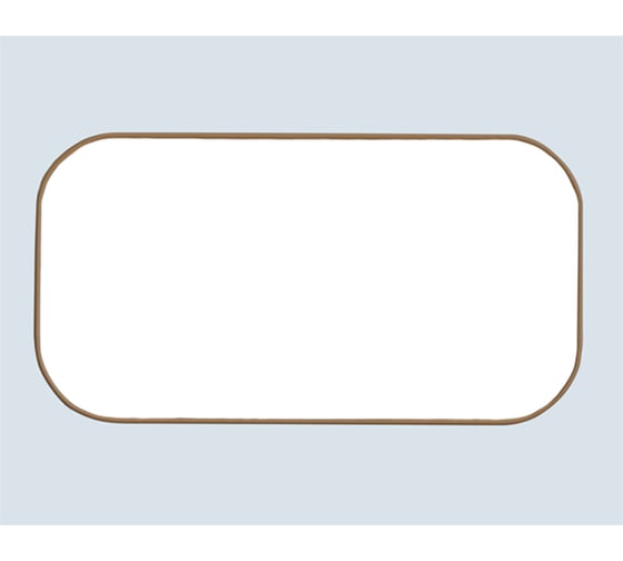 Изображение товара Рамка для розетки EKF, Стокгольм, 2-местная, белая с линией цвета шампань PROxima EYM-G-305-20