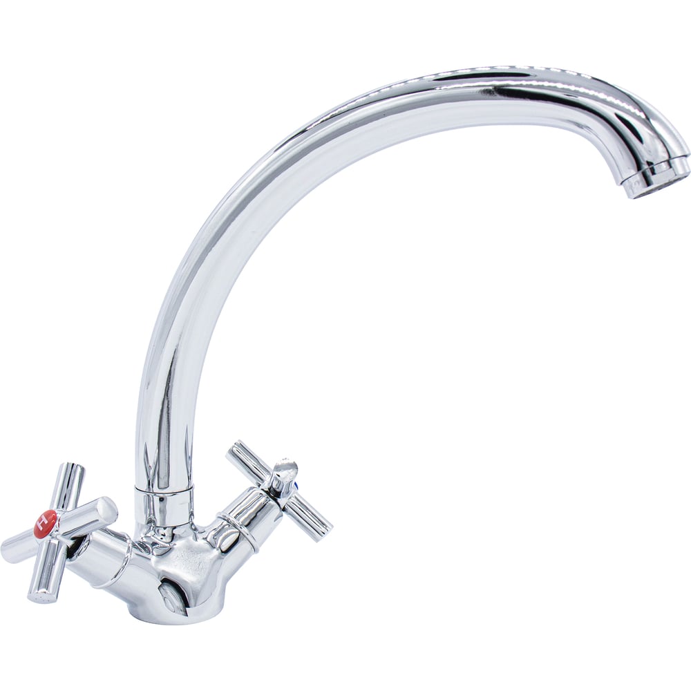 Изображение товара Смеситель для кухни Damento PURA CU19.01, 1/2 керамика, хром, излив 380 мм, п/г 000029