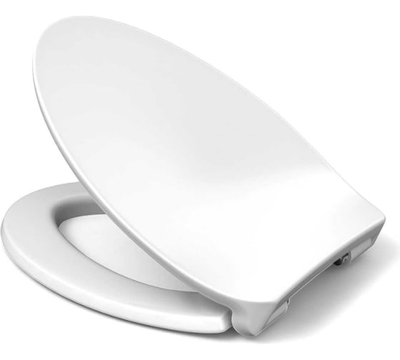 Изображение товара Сиденье HARO Crest, Крест, с микролифтом, быстросъемное, дюропласт, белое 531983