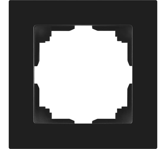 Изображение товара Рамка для розеток и выключателей Intro Accent 650105 на 1 пост, СУ, антрацит Б0063750