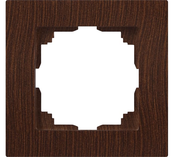 Изображение товара Рамка для розеток и выключателей Intro Accent 650110 на 1 пост, СУ, венге Б0063770