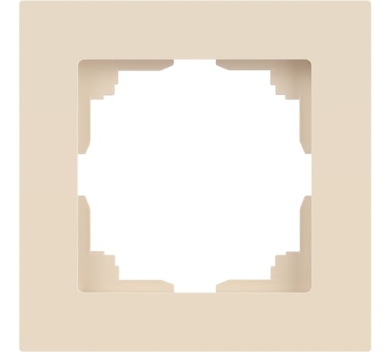Изображение товара Рамка для розеток и выключателей Intro Accent 650102 на 1 пост, СУ, слоновая кость Б0063736