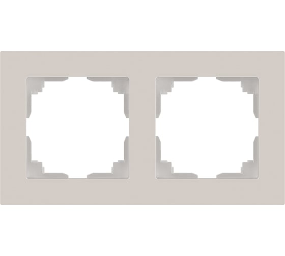 Изображение товара Рамка для розеток и выключателей Intro Accent 650206 на 2 поста, СУ, перламутр Б0063768