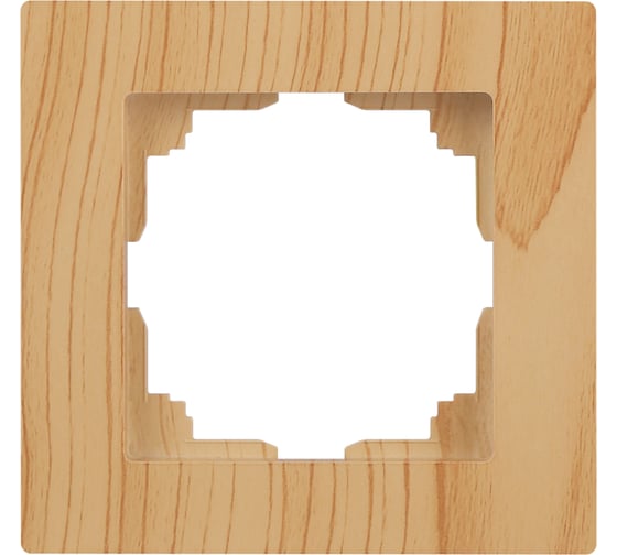 Изображение товара Рамка для розеток и выключателей Intro Accent 650111 на 1 пост, СУ, сосна Б0063705