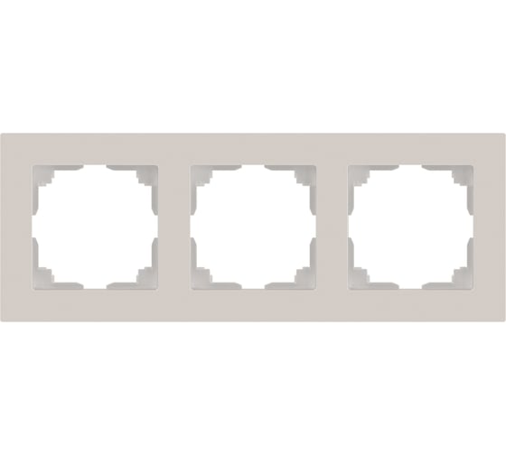 Изображение товара Рамка для розеток и выключателей Intro Accent 650306 на 3 поста, СУ, перламутр Б0063789
