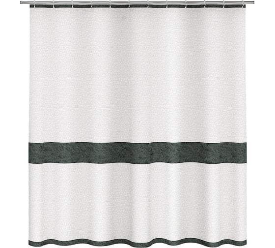 Изображение товара Шторка для ванной комнаты FORA STONE BLACK FOR-STN204BL