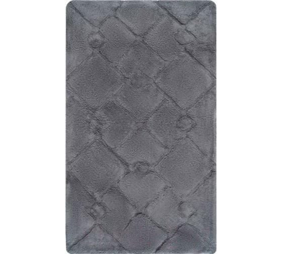 Изображение товара Коврик для ванной комнаты FORA хлопковый, черный, 60x100 см STONE BLACK FOR-STN60-100BL