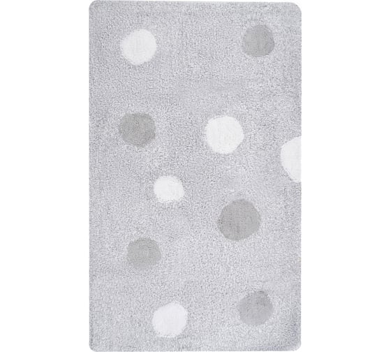 Изображение товара Коврик для ванной комнаты FORA хлопковый, 60x100 см MIRACLE SILVER FOR-MIR60-100SIL