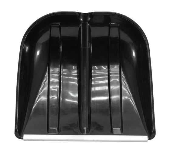 Изображение товара Лопата снеговая СЕВЕРЯНИН пластик с усиленной алюминиевой накладкой 410x410 мм без черенка 1 8026620