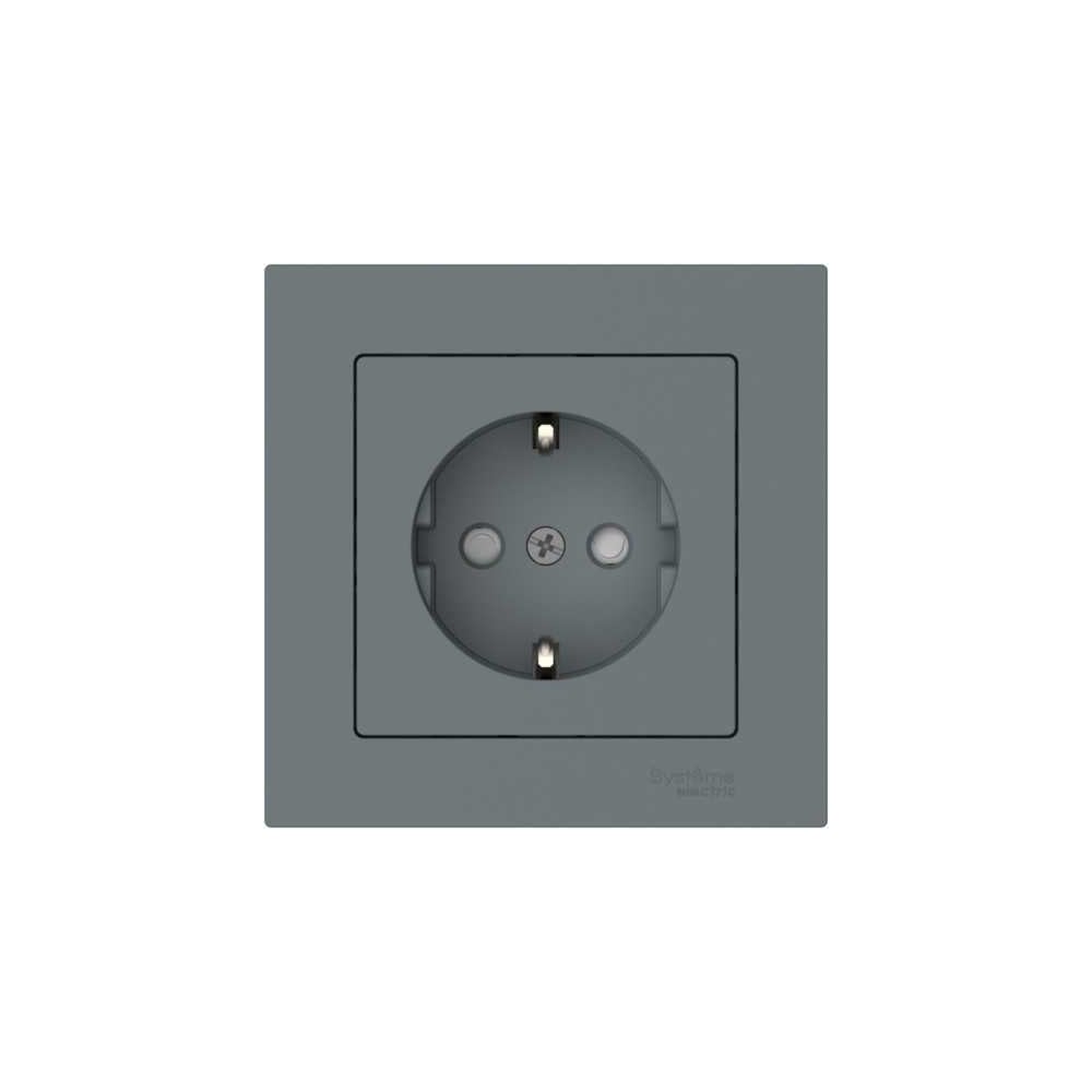 Изображение товара Розетка Systeme Electric ATLASDESIGN с заземлением 16А