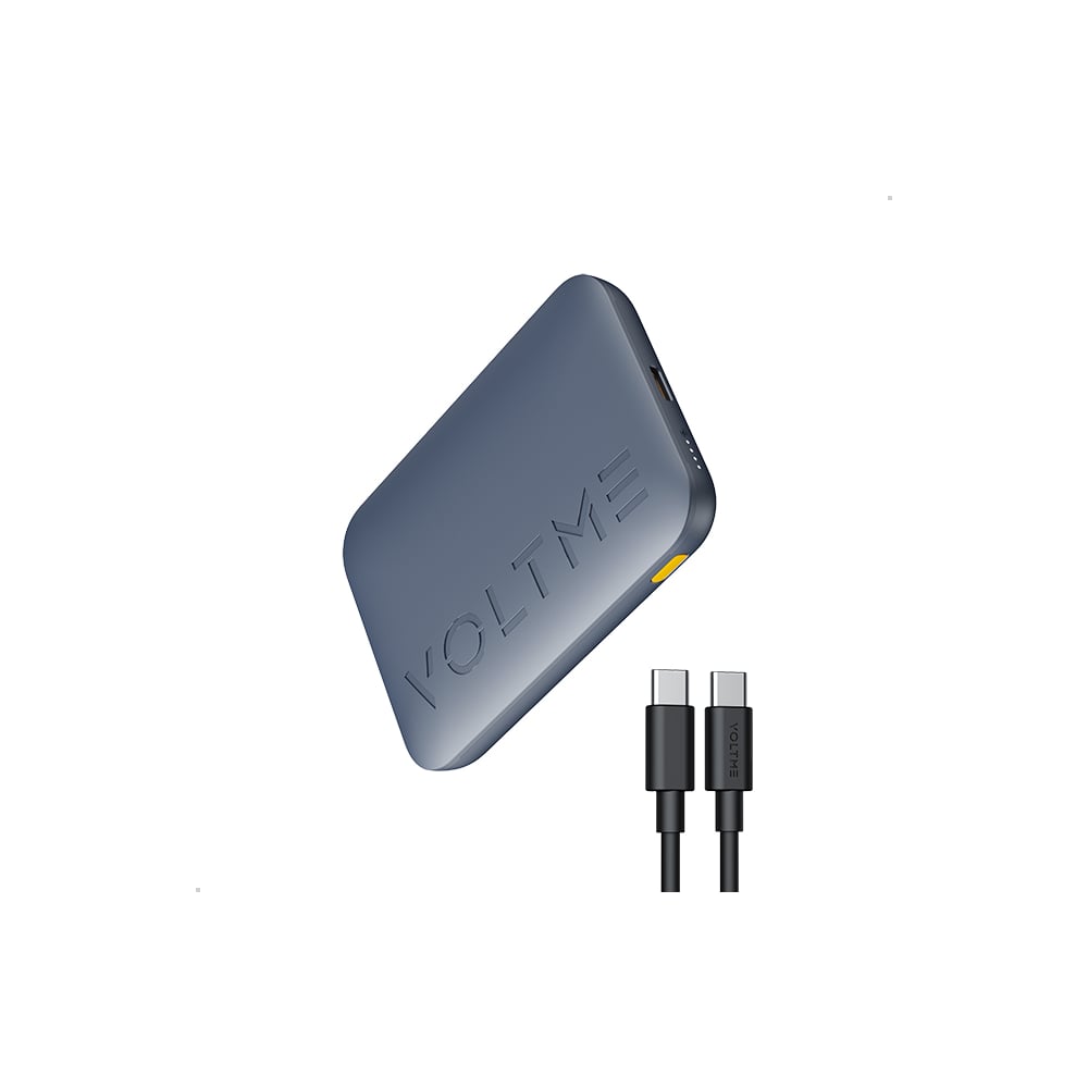 Изображение товара Внешний аккумулятор VOLTME MagPak 5K MFI 20W с беспроводной зарядкой и Type-C