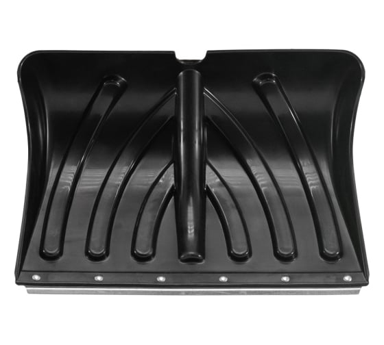 Изображение товара Лопата-движок СЕВЕРЯНИН пластик с усиленной оцинкованной планкой 500x350 мм б/ч 5 8026625