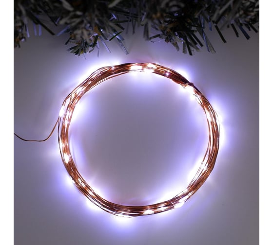 Изображение товара Нить Luazon ROSA IP20, 5 м, фиксинг, белый 5198344