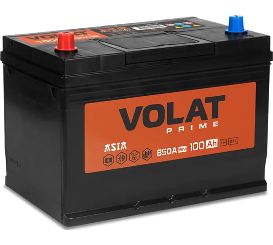 Изображение товара Аккумуляторная батарея VOLAT Prime Asia 100Ah L+ VPA1001