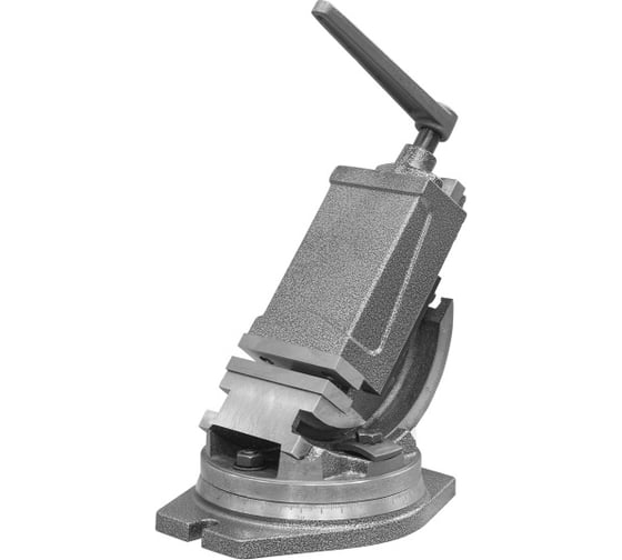 Изображение товара Тиски станочные угловые 2-х осевые Stalex ширина губок 125 мм QHK125