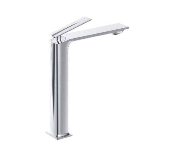 Изображение товара Однорычажный смеситель для накладной раковины OUTE латунь, высота 30 см, хром T11201-1