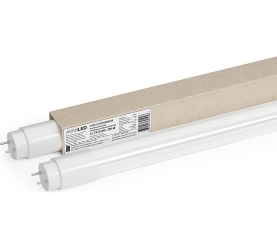 Изображение товара Светодиодная лампа AVANLED 4шт AL Т8-20-850-1200-М 11112502