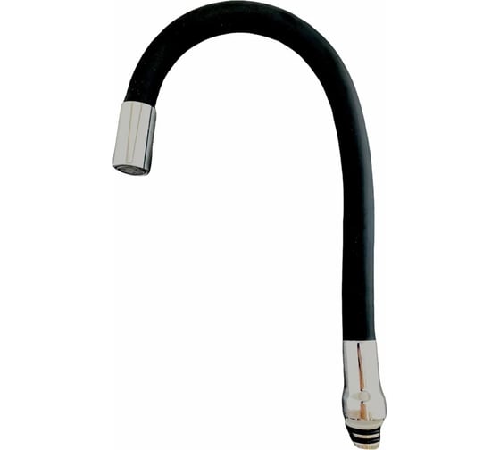 Изображение товара Гибкий излив для смесителя для кухни OUTE размер гайки 3/4, внутренняя резьба, черный M7170-2