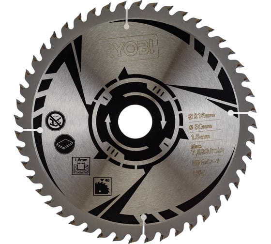 Изображение товара Диск пильный SB216K16T48A1 Ryobi 5132003806