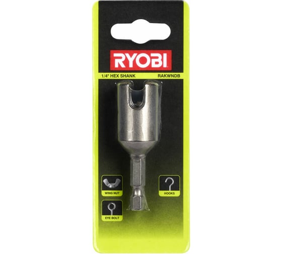 Изображение товара Насадка для барашковых гаек RAKWNDB (1/4") Ryobi 5132003399