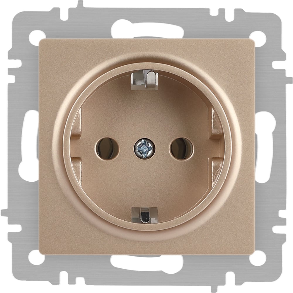 Изображение товара Розетка Intro Accent 620204 скрытой установки 16А шампань