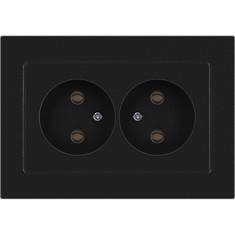 Изображение товара Розетка Intro Accent 620405 антрацит встраиваемая 16А 250В