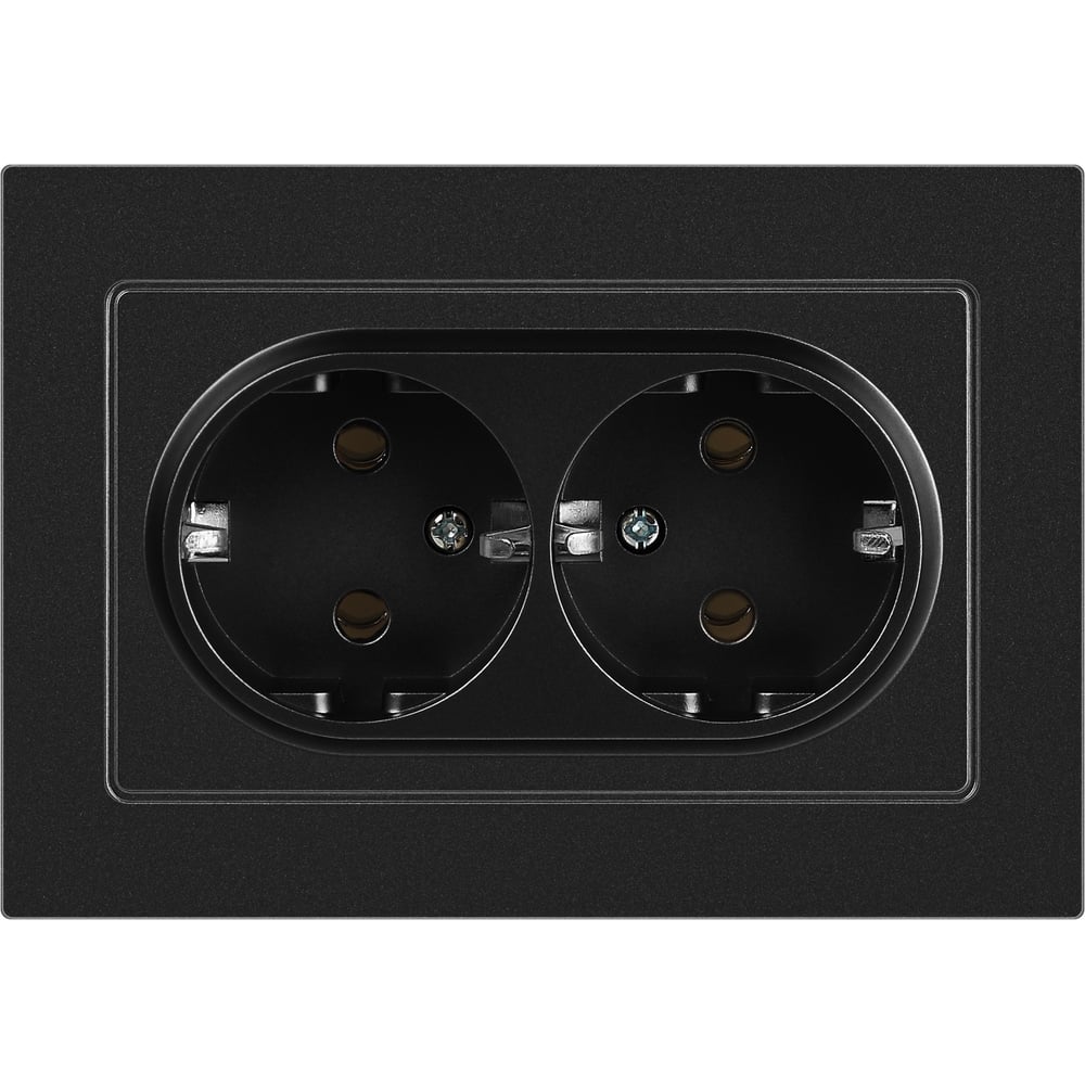 Изображение товара Розетка Intro Accent 620505 16А250В с скрытой установкой антрацит