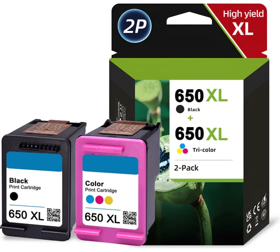 Изображение товара Комплект картриджей Solution Print HP 650XL CZ101AE/CZ102AE OEM.ref 354375
