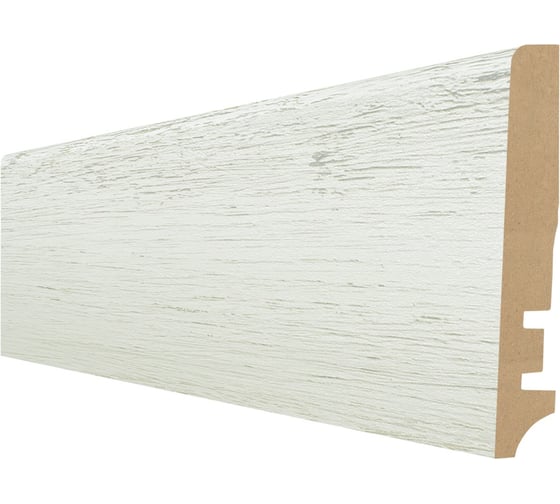 Изображение товара Плинтус Natur (16х81х2400 мм; МДФ; Травис дуб белый) Hannahholz 61.02.81404.45