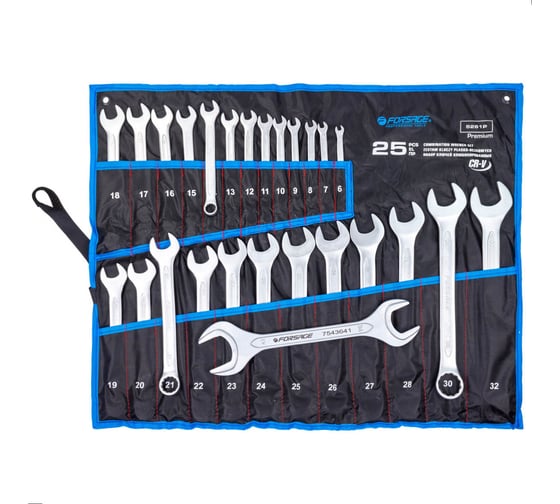 Изображение товара Ключи комбинированные Forsage (6-28мм) F-5261P+1 PREMIUM(64538)