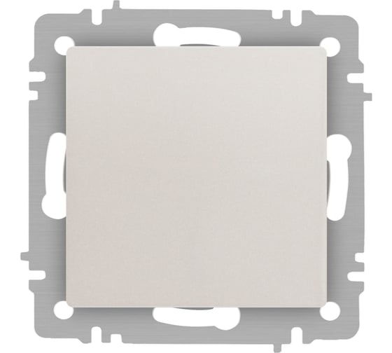 Изображение товара Кнопка Intro Accent 610906, 10А250В, IP20, СУ, перламутр Б0063615