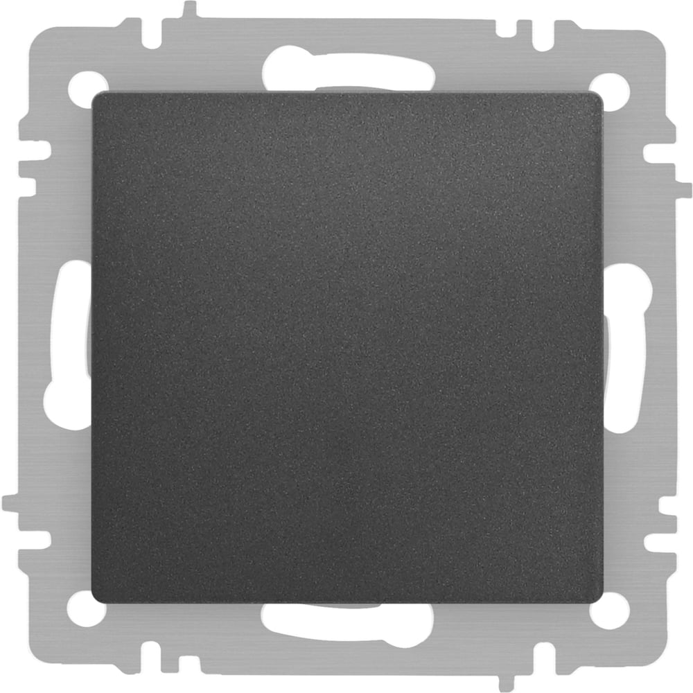 Изображение товара Кнопка выключатель Intro Accent 610907 10А 250В IP20 графит