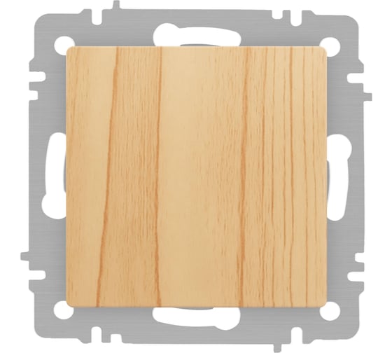Изображение товара Кнопка Intro Accent 610911 10А250В, IP20, СУ, Accent, сосна Б0063626