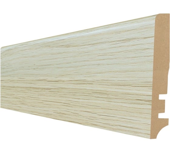 Изображение товара Плинтус Natur (16х81х2400 мм; МДФ; Ригато) Hannahholz 61.02.81404.47