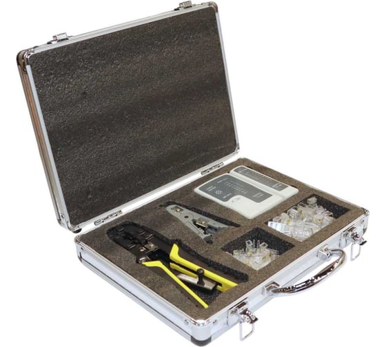 Изображение товара Набор инструментов для изготовления и тестирования патч-кордов LANMASTER LAN-NT-TK/PATCH-TST